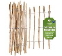 Creative Home Clôture en Bois de Noisetier de 90 cm de haut et 5 m de long