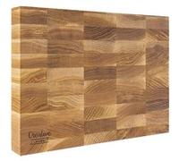 Planche à découper en bois - CREHOM - Professionnelle - 32 x 24 x 4 cm - Hêtre - Durable