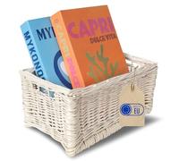 Creative Home Panier de Rangement en Osier Blanc