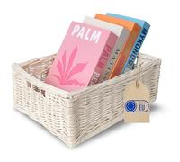 Creative Home Panier de Rangement en Osier Blanc