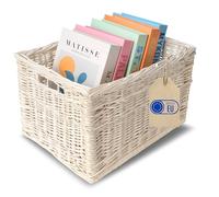 Creative Home Panier de Rangement en Osier Blanc