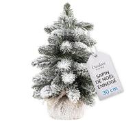 Creative Home Sapin de Noël Artificiel Enneigé 30 cm | Effet Neige