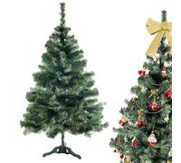 Creative Home Sapin de Noel Artificiel | Taille : 150 cm | Decoration Noel | Support Stable à Branches Denses | Sapin de Noël Artificiel Vert Foncé | Intérieur et Extérieur