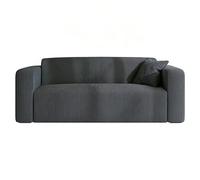 Creative Jacquard Housse de Canapé, Housse de Canapé 3 Places avec Accoudoirs, Sofa Cover Extensible, Universelle Housse pour Canapé Avec 1 x Taie d'Oreiller (Gris, 3 Places (190 cm - 230 cm))