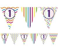 Creative Party - Motif - Drapeau, papier, 1er anniversaire SG26075 (taille unique) (Coloré)