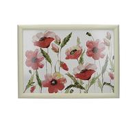 Creative Tops 5233429 Plateau pour ordinateur portable Motif coquelicot aquarelle Multicolore 44 x 34 cm
