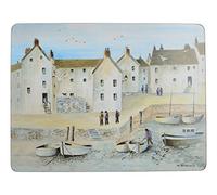 Creative Tops « Cornish Harbour » Lot de 4 Sets de Table avec Dos en liège, 30 x 22,8 cm (12" x 9")