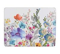 Creative Tops « Meadow Floral » Sets de Table imprimés avec Dos en liège, rectangulaires, Multicolores, 30 x 23 cm, Lot de 4