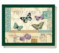 Creative Tops Plateau avec Coussin intégré pour Ordinateur Portable Multicolore/Motif Carte Postale