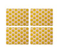 Creative Tops Spots Print Lot de 4 Sets de Table Haut de Gamme, résistants à la Chaleur, antidérapants, résistants aux Taches, Dos en liège, faciles à Nettoyer, Sets de Table imprimés légers