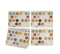 Creative Tops Wine Premium Lot de 6 sets de table avec dos en liège, Bois dense, Multicolore, Medium Placemats