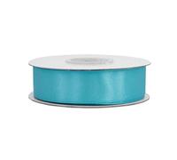 Creativery Rouleau de ruban de satin turquoise de 25 m x 18 mm