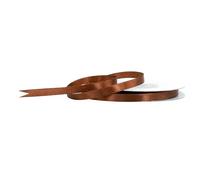 Creativery Rouleau de ruban en satin 6 mm 25 m Marron 870