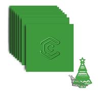 Creatorally Coloré Contreplaqué 3mm, Contre Plaque de Tilleul Couleur 30x30 cm 8 Pièces pour Gravure et Découpe Laser, Plaque de Bois pour Bricolage Pyrogravure (Vert Forêt)