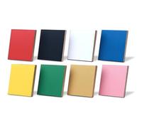 Creatorally Coloré Contreplaqué 6mm, Contre Plaque de Tilleul Couleur 30x30 cm 8 Pièces pour Gravure et Découpe Laser, Plaque de Bois pour Bricolage Pyrogravure (8 Couleurs)