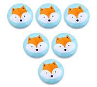Creatwls 6 PCS Tiroir de Porte Poignée, Bouton de Meubles, Unique Trou Rond Boutons de Tiroir Céramique Meubles Bouton Rond Poignée de Mode Porcelaine