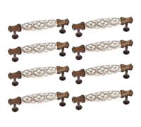 Creatwls 8 pcs Poignées de Porte de Placard de Cuisine Bouton de Tiroir de Cuisine Modernes Boutons, Tiroir en Céramique en Alliage de Zinc Tirent la Poignée de Meubles Porte de Boutons