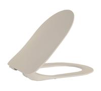 Creavit Abattant wc-Wc - duroplast - softclose - quick release - Inox Charnières - Gris Froid KC0903.01.1800E
