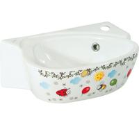 Creavit Kid lavabo 39x29 cm classique pour enfants blanc brillant CK035-FF