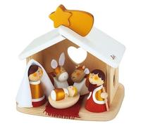 Crèche de Noël en bois l'étable Sevi 1831 - Jouets en Bois