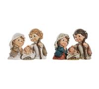 Crèche de Noël résine multicouleur (2 unités) - DKD Home Decor