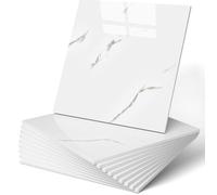 Credence adhesive pour cuisine marbre blanc 30x30 cm 20pcs - Aueq - stickers carrelage cuisine imperméable pvc carrelage adhesif m