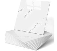 Credence adhesive pour cuisine marbre blanc 30x30 cm 20PCS stickers carrelage cuisine imperméable pvc carrelage adhesif mural