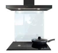 Crédence de cuisine 60x60 cm en verre trempé Panneau transparent facile à nettoyer pour protection murale