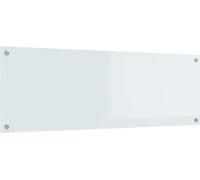 Crédence de cuisine Blanc 120 x 40 cm verre trempé