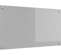 Crédence de cuisine Gris clair 90 x 50 cm verre trempé