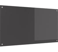 Crédence de cuisine Gris foncé 110 x 60 cm verre trempé