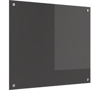 Crédence de cuisine gris foncé 70 x 60 cm Verre trempé