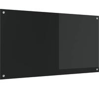 Crédence de cuisine Noir 110 x 60 cm verre trempé