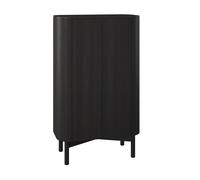Northern Armoire Loud tall 143 cm Black painted oak