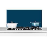 Credence Indigo - Palette - Design Fond de hotte 100x50 cm Credence aluminium Plaque inox de cuisine