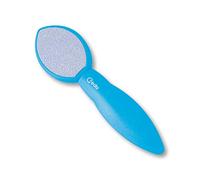 Credo Duo râpe en céramique POP ART avec surfaces de râpe grossières et fines, bleu