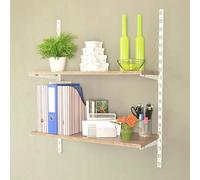 Crémaillère double perforation - Décor : Blanc - Longueur : 1500 mm - RAL : 9003 - ELEMENT SYSTEM