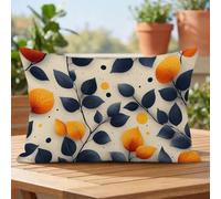 CrèMe Velours Taie Oreiller 30x50cm Lot de 1, Coussin Canape kdd-6924