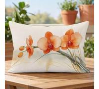 CrèMe Velours Taie Oreiller 30x50cm Lot de 1, Coussin Canape kdd-7629