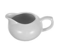 Crémier en Céramique 180ml avec Poignée pour Café et Thé | Blanc, Surface Lisse et Finition Soignée, Format Compact Portable, Usage Maison Restaurant