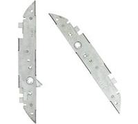 Crémone à larder 203x30x4mm axe à 10mm - FERCO - A-06140-00-0-1 Noir G