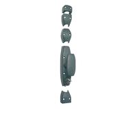 Crémone classique pour porte cochère diamètre 18 RY180 finition apprêt bouton standard JARDINIER MASSARD J041605