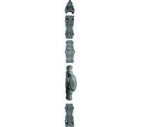 Crémone classique pour porte cochère diamètre 22 RY220 finition apprêt bouton standard - JARDINIER MASSARD - J042400 Noir G
