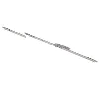 Crémone de fenêtre fouillot 15 ajustable haut à galet L 729mm D 400mm