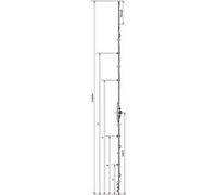 Crémone d'oscillo-battant F7.5 sans rampe L560mm D200mm - FERCO - G-22142-00-0-1 Noir G