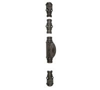 Crémone en fonte en applique pour menuiserie bois RY59 - bouton confort - noir JARDINIER MASSARD