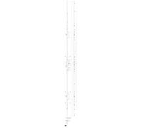 Crémone multipoints FERCOMATIC SH/R axe 40mm avec 2 galets - FERCO - 6-34362-01-0-1