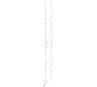 Crémone multipoints FERCOMATIC SH/R axe 50mm avec 2 galets - FERCO - 6-34362-10-0-1