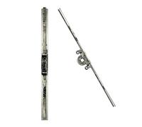 Crémone OB F15 DF/DV ajustable haut et bas L 2030mm cote D 980mm 3 galets - FERCO - G-22053-00-0-1
