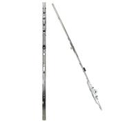 Crémone OB F7,5 DF/DV ajustable haut et bas longueur 530 mm côte D 250 mm 1 galet FERCO G-22061-00-0-1